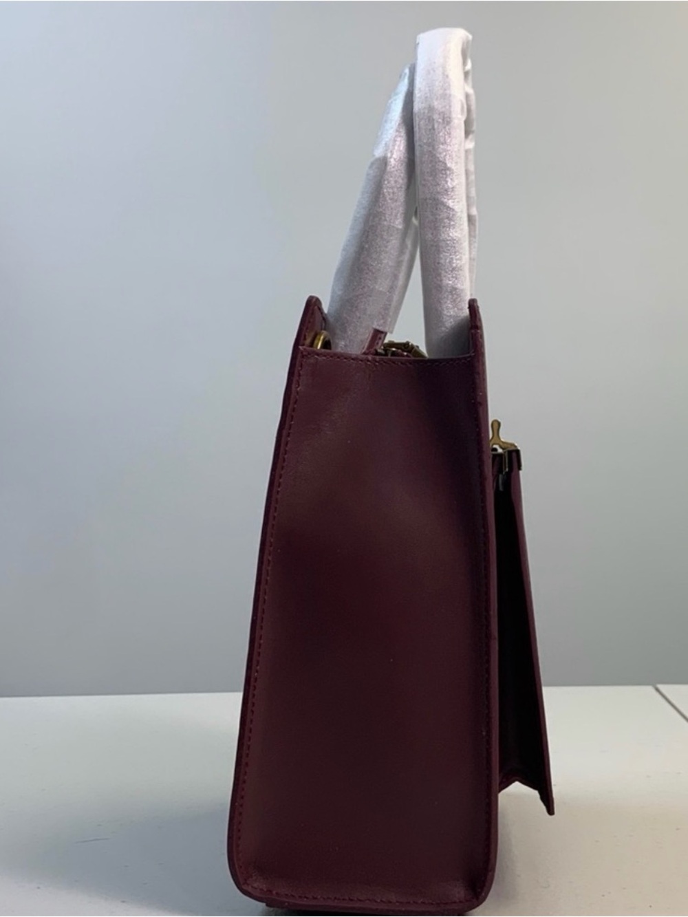 Paris Yin Madita Burgundy Top Grain Leather Madita Bag Brand New